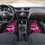 Think Pink Breast Cancer Awareness Car Mats Butterfly Aboriginal Mix Polynesian Pattern