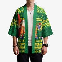Cook Islands Christmas Kimono Surfing Santa Mere Kiritimiti - Polynesian Pride