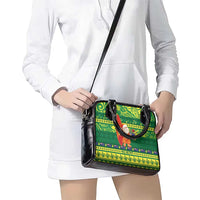 Cook Islands Christmas Shoulder Handbag Surfing Santa Mere Kiritimiti LT14 - Polynesian Pride