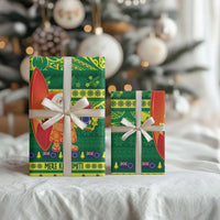 Cook Islands Christmas Wrapping Paper Surfing Santa Mere Kiritimiti LT14 - Polynesian Pride