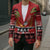 French Polynesia Christmas Blazer Tiare Chilling Santa Oaoa I teie Noera - Polynesian Pride