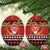 French Polynesia Christmas Ceramic Ornament Tiare Chilling Santa Oaoa I teie Noera - Polynesian Pride
