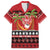 French Polynesia Christmas Family Matching Long Sleeve Bodycon Dress and Hawaiian Shirt Tiare Chilling Santa Oaoa I teie Noera - Polynesian Pride