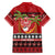 French Polynesia Christmas Family Matching Long Sleeve Bodycon Dress and Hawaiian Shirt Tiare Chilling Santa Oaoa I teie Noera - Polynesian Pride