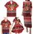 French Polynesia Christmas Family Matching Puletasi and Hawaiian Shirt Tiare Chilling Santa Oaoa I teie Noera - Polynesian Pride