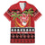 French Polynesia Christmas Hawaiian Shirt Tiare Chilling Santa Oaoa I teie Noera - Polynesian Pride