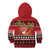 French Polynesia Christmas Kid Hoodie Tiare Chilling Santa Oaoa I teie Noera - Polynesian Pride