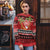 French Polynesia Christmas Ugly Christmas Sweater Tiare Chilling Santa Oaoa I teie Noera - Polynesian Pride