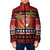 French Polynesia Christmas Padded Jacket Tiare Chilling Santa Oaoa I teie Noera - Polynesian Pride