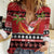 French Polynesia Christmas Women Casual Shirt Tiare Chilling Santa Oaoa I teie Noera - Polynesian Pride