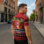 French Polynesia Christmas Zipper Polo Shirt Tiare Chilling Santa Oaoa I teie Noera - Polynesian Pride