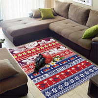 Kiribati Christmas Area Rug Frigatebird Santa Tekeraoi n te Kiritimati - Polynesian Pride