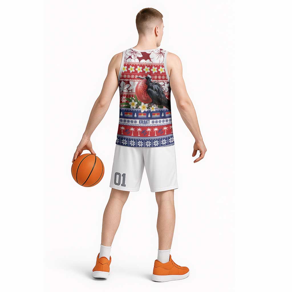 Kiribati Christmas Basketball Jersey Frigatebird Santa Tekeraoi n te Kiritimati LT14 - Polynesian Pride