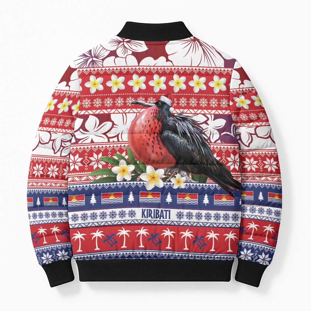 Kiribati Christmas Bomber Puffer Jacket Frigatebird Santa Tekeraoi n te Kiritimati - Polynesian Pride