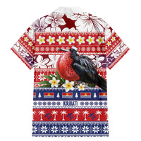 Kiribati Christmas Family Matching Mermaid Dress and Hawaiian Shirt Frigatebird Santa Tekeraoi n te Kiritimati - Polynesian Pride