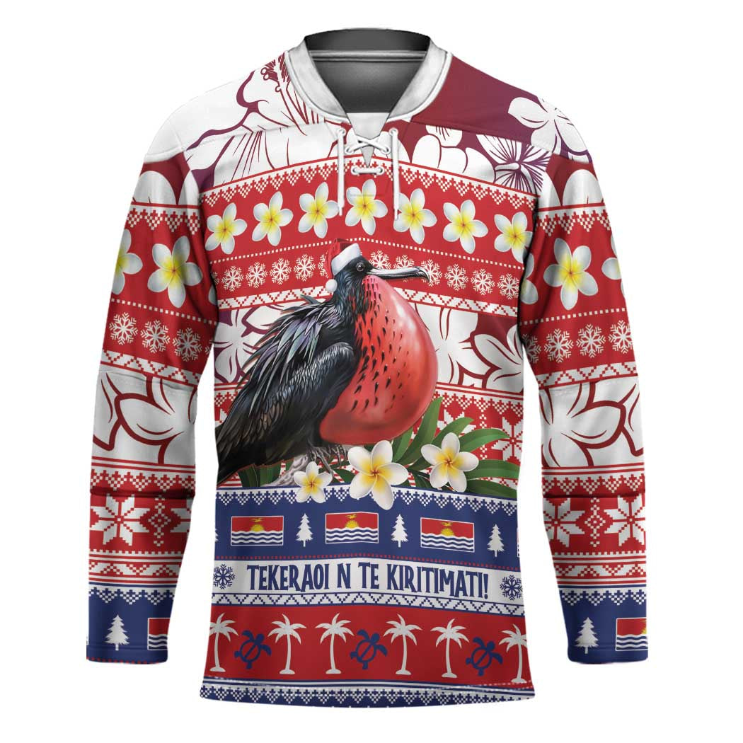 Kiribati Christmas Hockey Jersey Frigatebird Santa Tekeraoi n te Kiritimati - Polynesian Pride