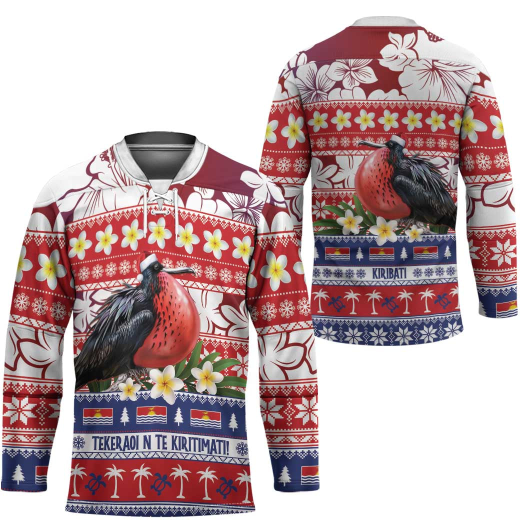 Kiribati Christmas Hockey Jersey Frigatebird Santa Tekeraoi n te Kiritimati - Polynesian Pride