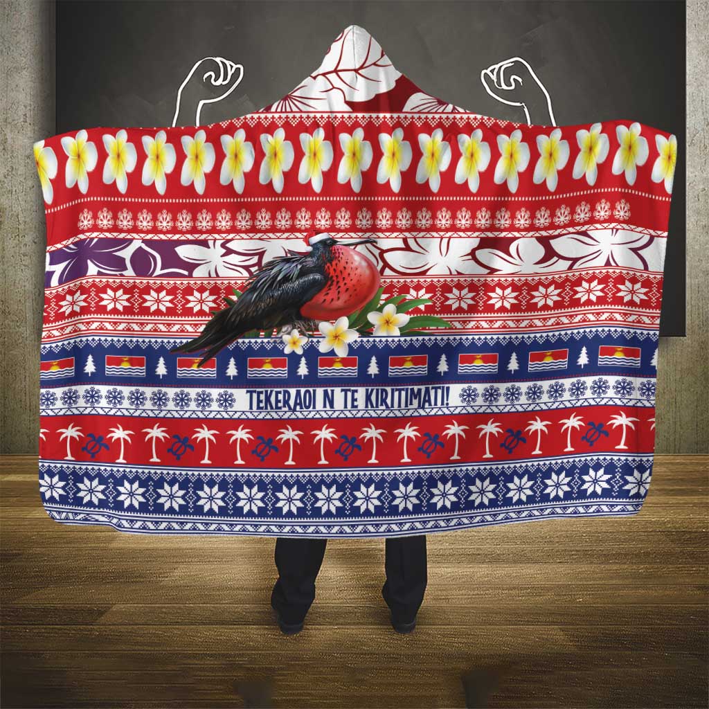 Kiribati Christmas Hooded Blanket Frigatebird Santa Tekeraoi n te Kiritimati LT14 - Polynesian Pride