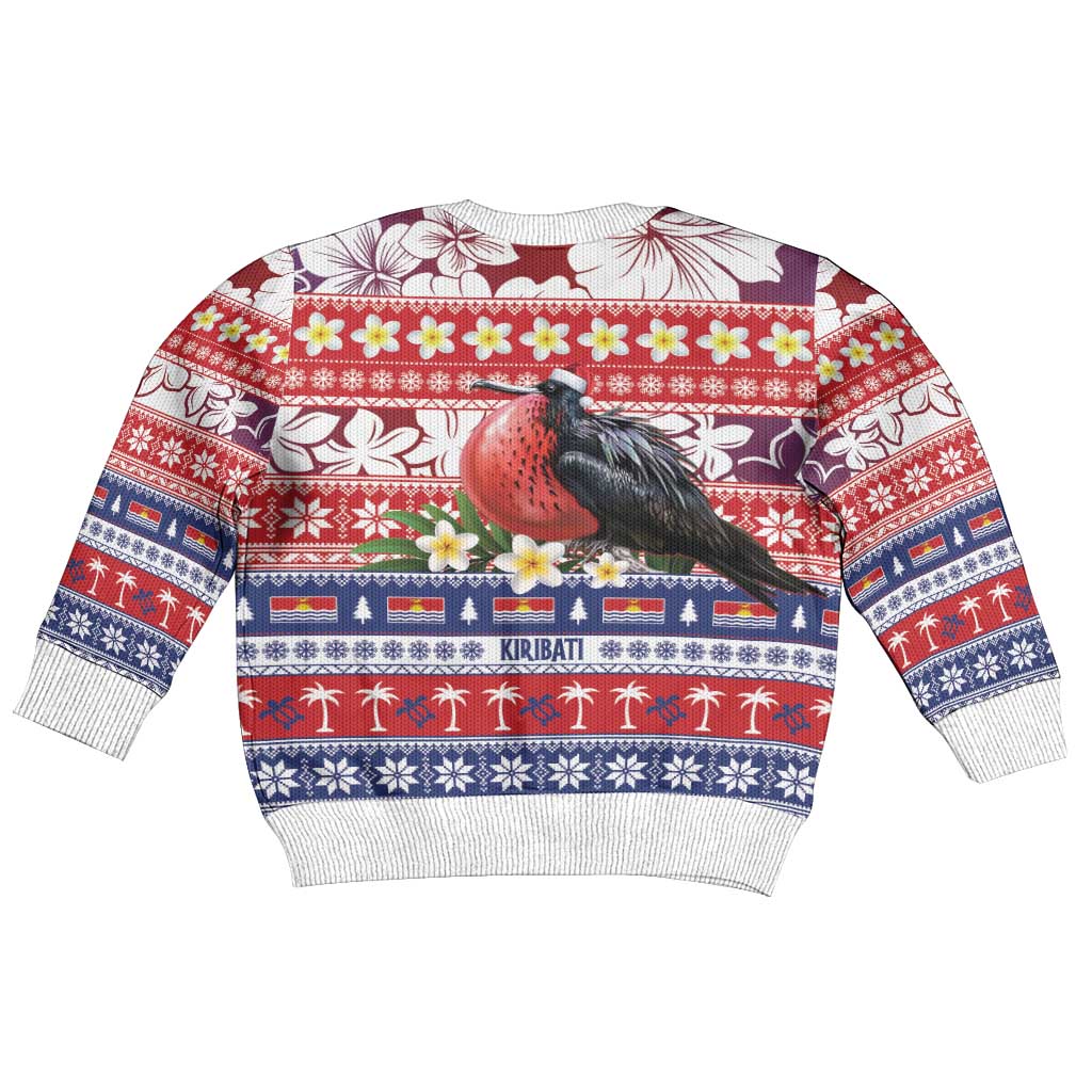 Kiribati Christmas Kid Ugly Christmas Sweater Frigatebird Santa Tekeraoi n te Kiritimati LT14 - Polynesian Pride