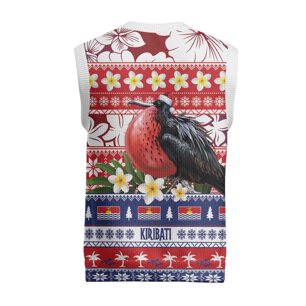 Kiribati Christmas Knitted V-Neck Vest Frigatebird Santa Tekeraoi n te Kiritimati LT14 - Polynesian Pride