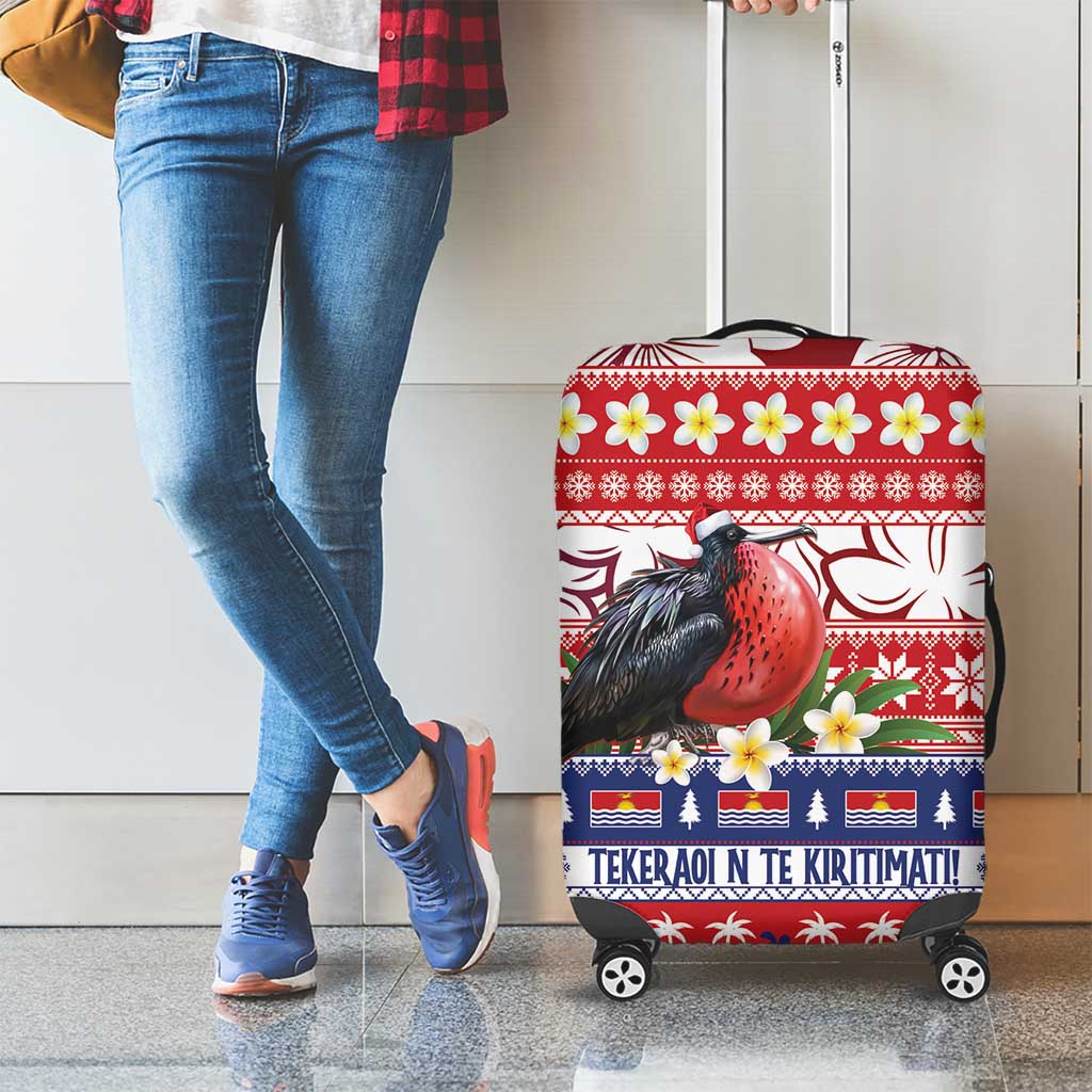 Kiribati Christmas Luggage Cover Frigatebird Santa Tekeraoi n te Kiritimati LT14 - Polynesian Pride