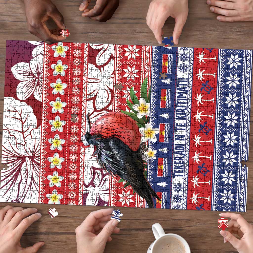Kiribati Christmas Puzzle Frigatebird Santa Tekeraoi n te Kiritimati LT14 - Polynesian Pride