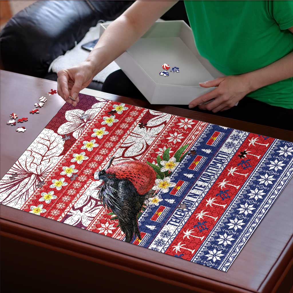 Kiribati Christmas Puzzle Frigatebird Santa Tekeraoi n te Kiritimati LT14 - Polynesian Pride