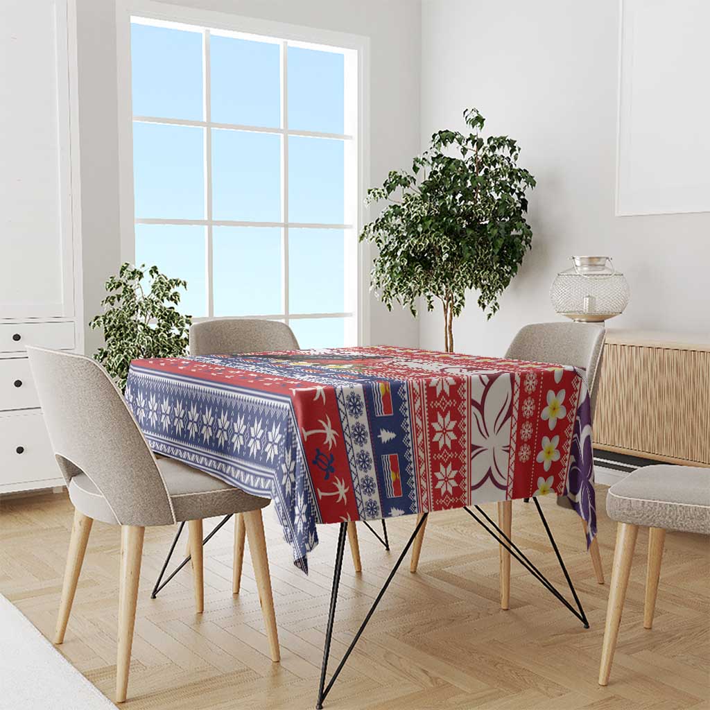 Kiribati Christmas Tablecloth Frigatebird Santa Tekeraoi n te Kiritimati - Polynesian Pride