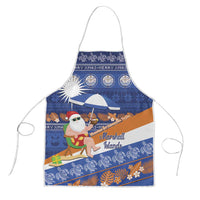 Marshall Islands Christmas Apron Beachy Santa Monono ilo raaneoan Nejin - Polynesian Pride