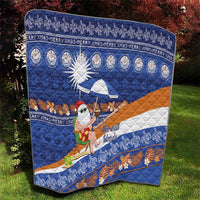 Marshall Islands Christmas Quilt Beachy Santa Monono ilo raaneoan Nejin LT14 - Polynesian Pride