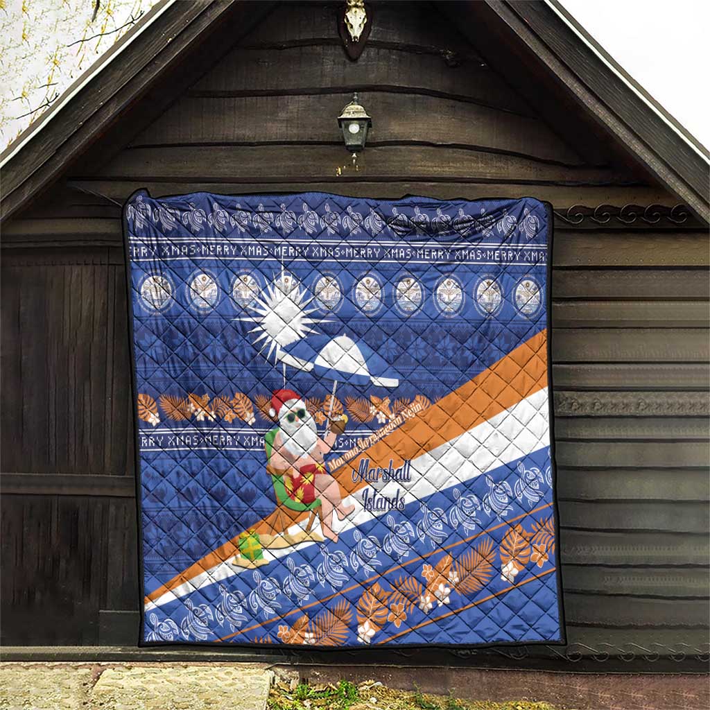 Marshall Islands Christmas Quilt Beachy Santa Monono ilo raaneoan Nejin LT14 - Polynesian Pride