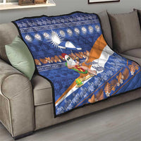 Marshall Islands Christmas Quilt Beachy Santa Monono ilo raaneoan Nejin LT14 - Polynesian Pride
