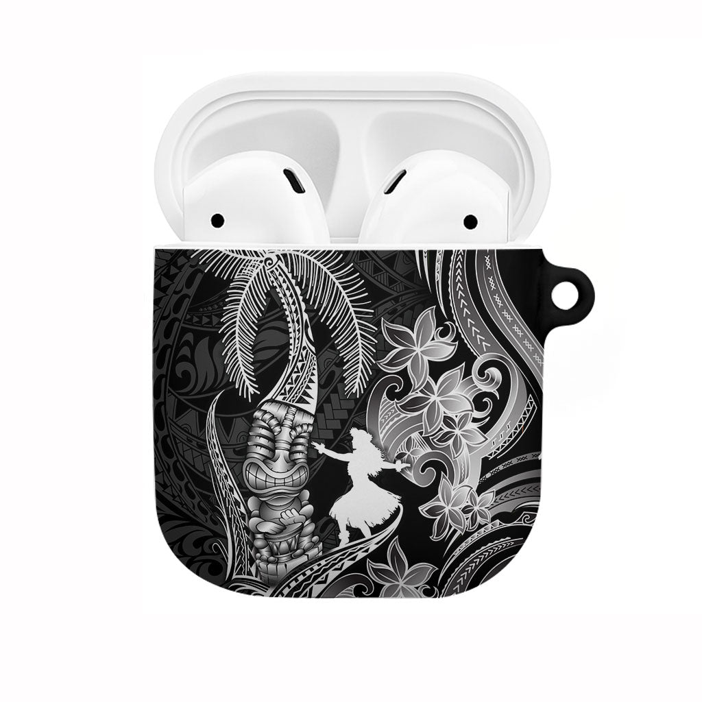 Hawaii Tribal Tiki Drum Hula Girl AirPods Case