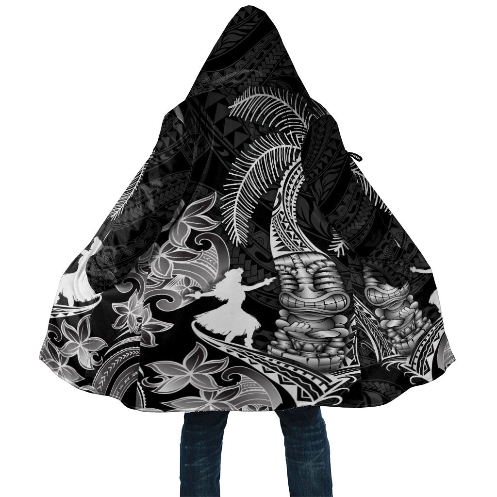 Hawaii Tribal Tiki Drum Hula Girl Cloak