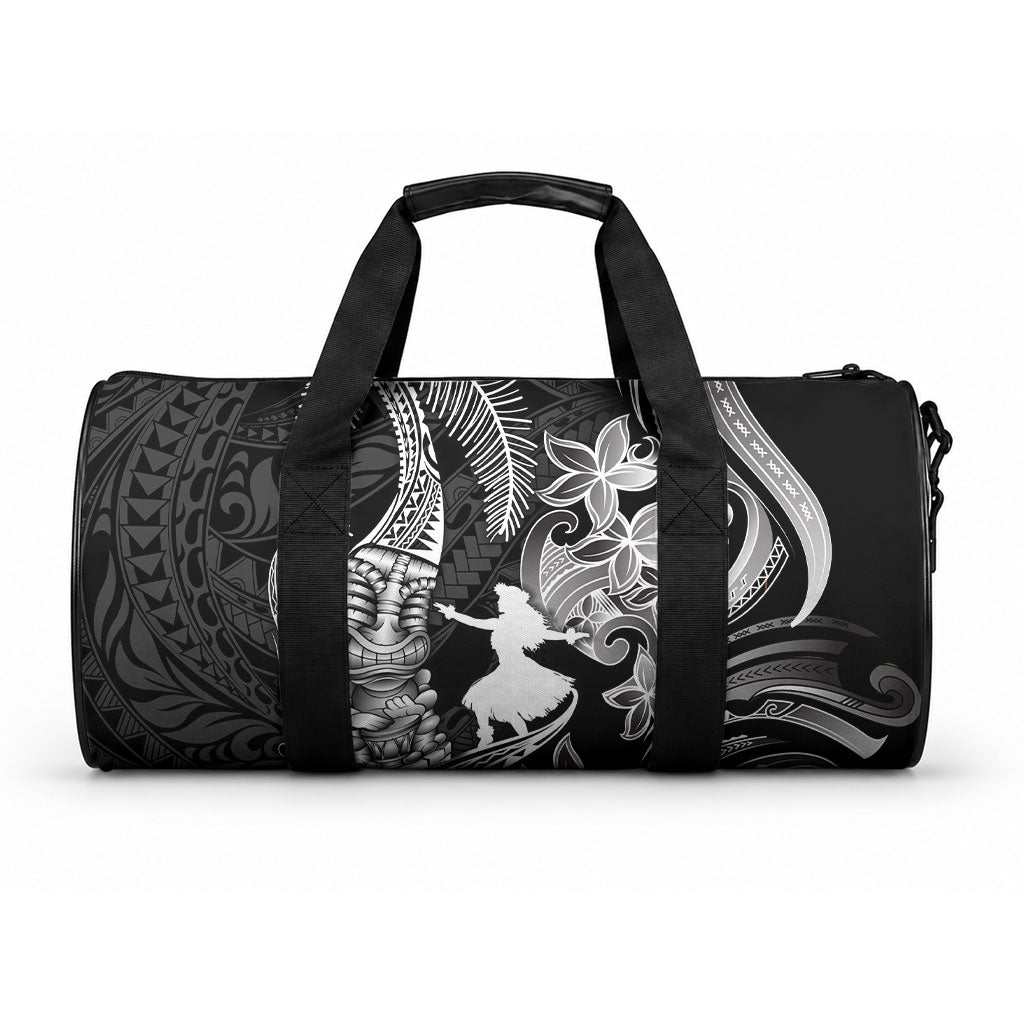 Hawaii Tribal Tiki Drum Hula Girl Duffle Bag