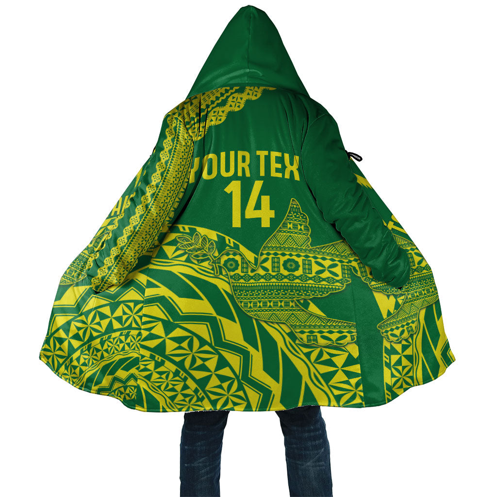 Tailevu Fiji 2026 Rugby Custom Cloak Dove Nation Fijian Tapa Pattern