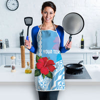 Suva Fiji 2026 Rugby Custom Apron Hibiscus Fijian Tapa Pattern LT14 - Polynesian Pride