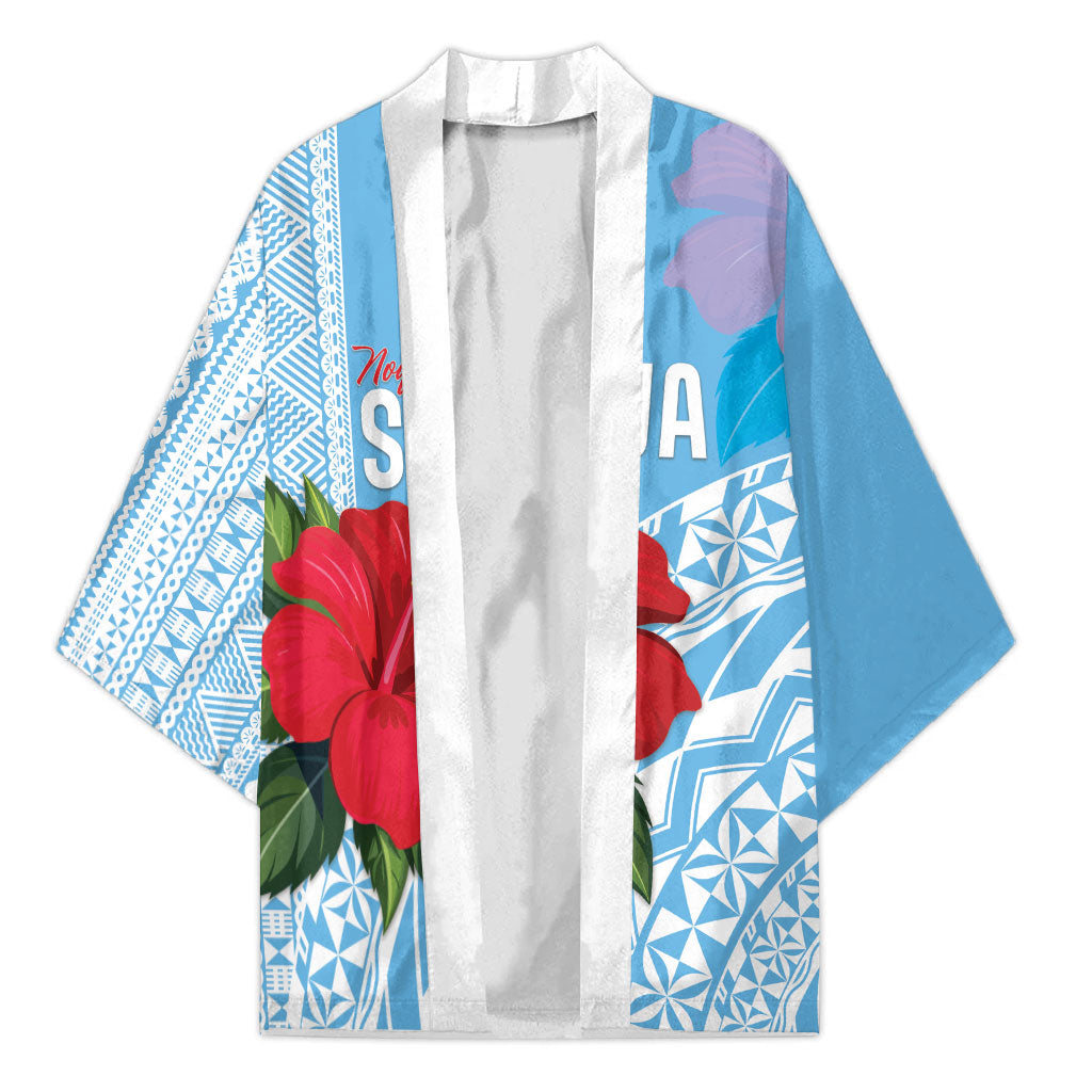Suva Fiji 2026 Rugby Custom Kimono Hibiscus Fijian Tapa Pattern