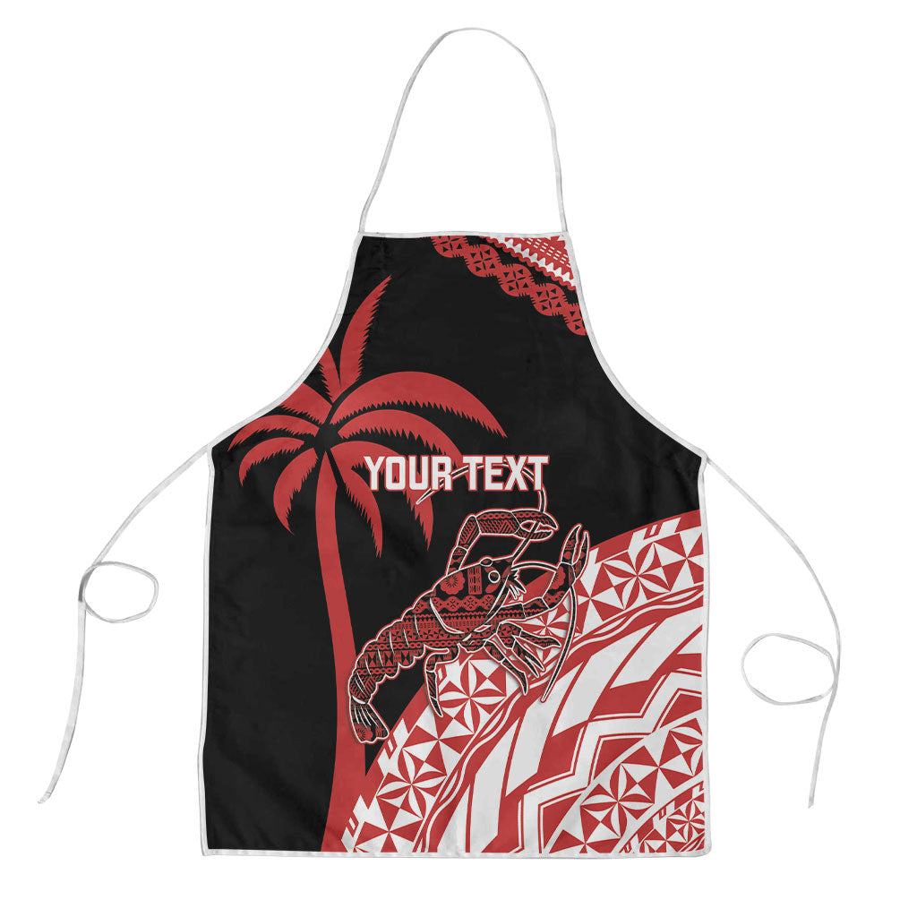 Rewa Fiji 2026 Rugby Custom Apron Ura Prawn Fijian Tapa Pattern