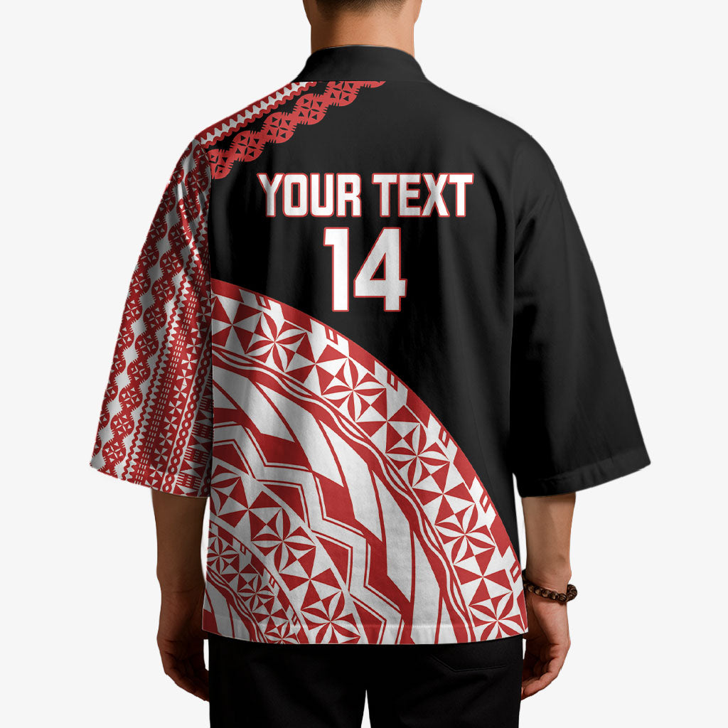 Rewa Fiji 2026 Rugby Custom Kimono Ura Prawn Fijian Tapa Pattern