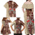 Samoa Tapau Family Matching Off Shoulder Maxi Dress and Hawaiian Shirt Samoan Siapo Pattern LT14 - Polynesian Pride