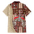 Samoa Tapau Family Matching Off Shoulder Maxi Dress and Hawaiian Shirt Samoan Siapo Pattern LT14 - Polynesian Pride