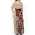 Samoa Tapau Family Matching Off Shoulder Maxi Dress and Hawaiian Shirt Samoan Siapo Pattern LT14 - Polynesian Pride