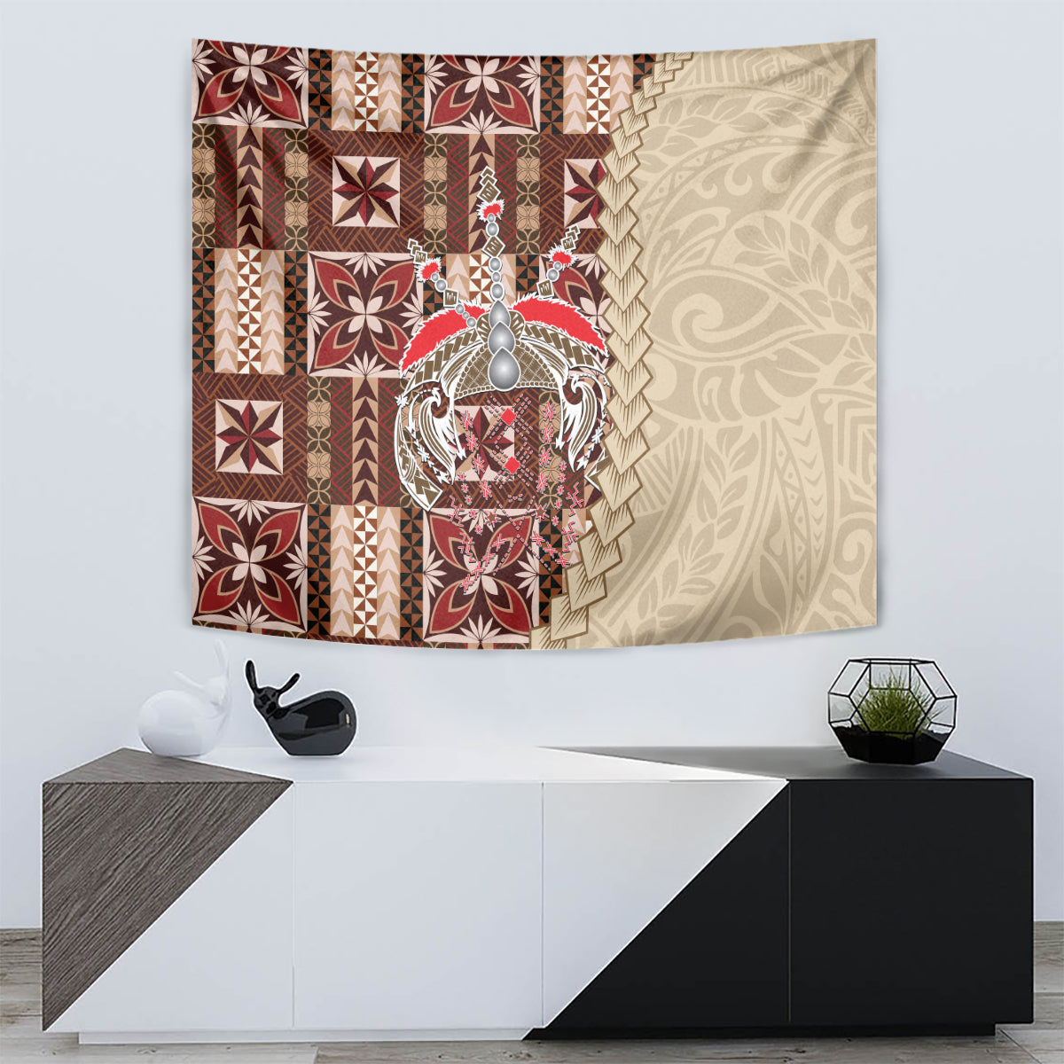 Samoa Tapau Tapestry Samoan Siapo Pattern LT14 - Polynesian Pride