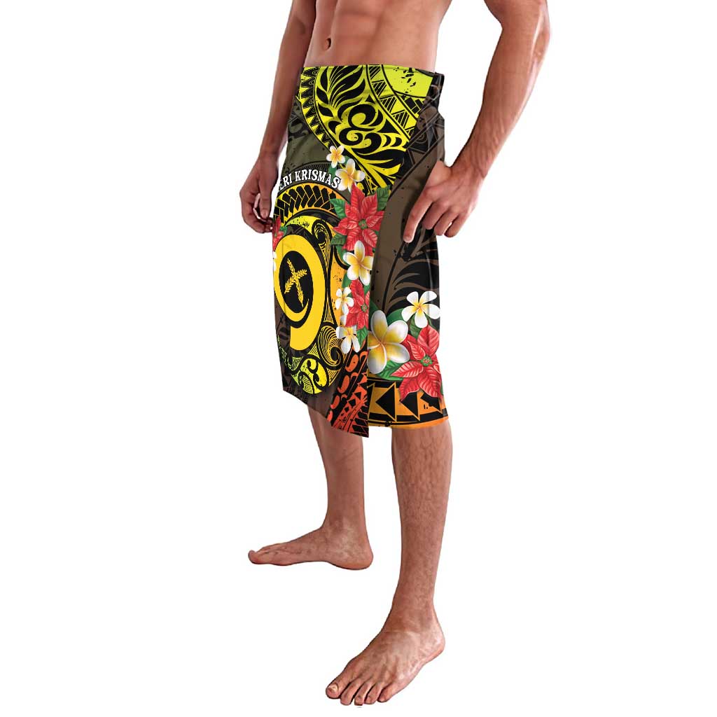 Vanuatu Christmas Lavalava Vanuatuan Pig Tusk - Meri Krismas!