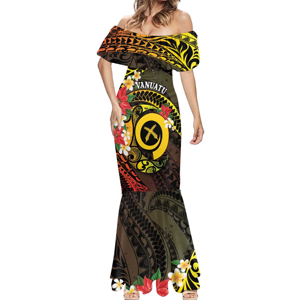 Vanuatu Christmas Mermaid Dress Vanuatuan Pig Tusk - Meri Krismas! LT14 - Polynesian Pride