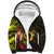 Vanuatu Christmas Sherpa Hoodie Vanuatuan Pig Tusk - Meri Krismas!