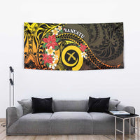 Vanuatu Christmas Tapestry Vanuatuan Pig Tusk - Meri Krismas!