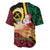 Vanuatu Christmas Baseball Jersey Vanuatuan Conch Shell - Meri Krismas!