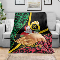 Vanuatu Christmas Blanket Vanuatuan Conch Shell - Meri Krismas! LT14 - Polynesian Pride